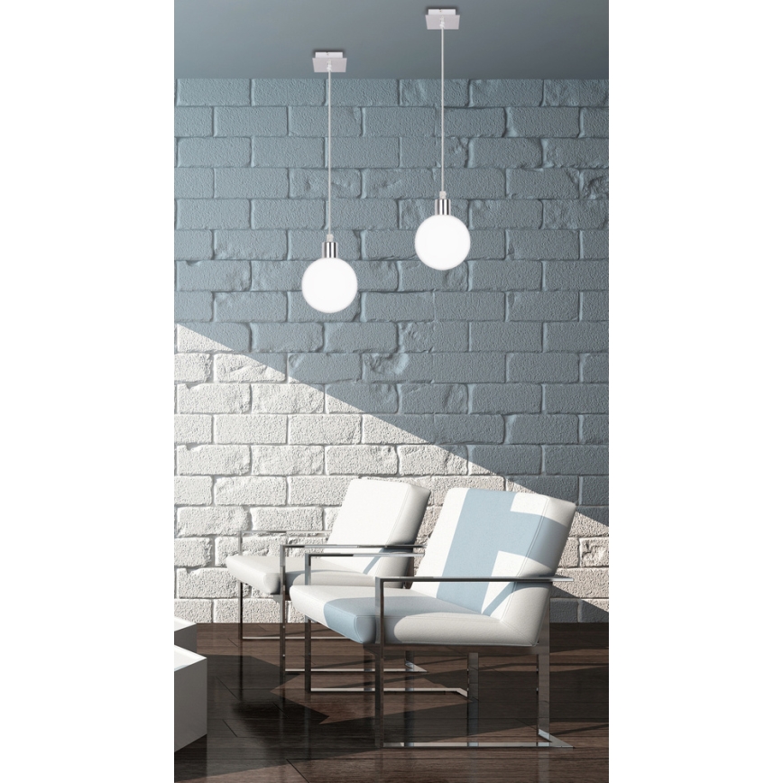 Lámpara colgante ODEN 1xG9/40W/230V diá. 12 cm