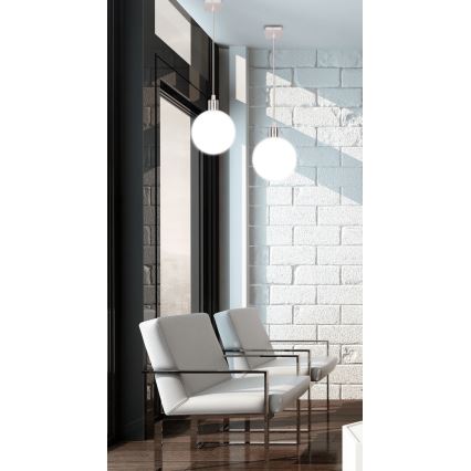 Lámpara colgante ODEN 1xG9/40W/230V diá. 15 cm