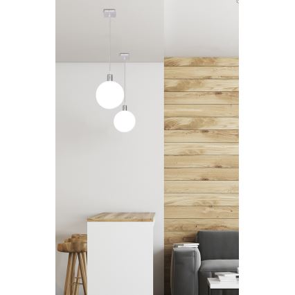 Lámpara colgante ODEN 1xG9/40W/230V diá. 15 cm