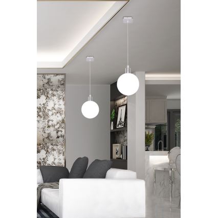 Lámpara colgante ODEN 1xG9/40W/230V diá. 15 cm