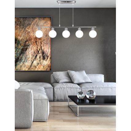 Lámpara colgante ODEN 5xG9/40W/230V