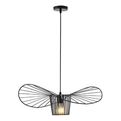 Lámpara colgante OGGI 1xE27/40W/230V diá. 60 cm negro