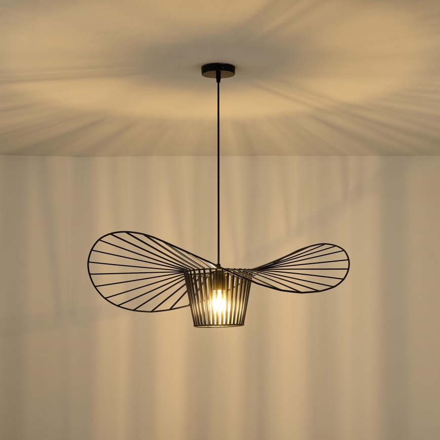 Lámpara colgante OGGI 1xE27/40W/230V diá. 80 cm negro