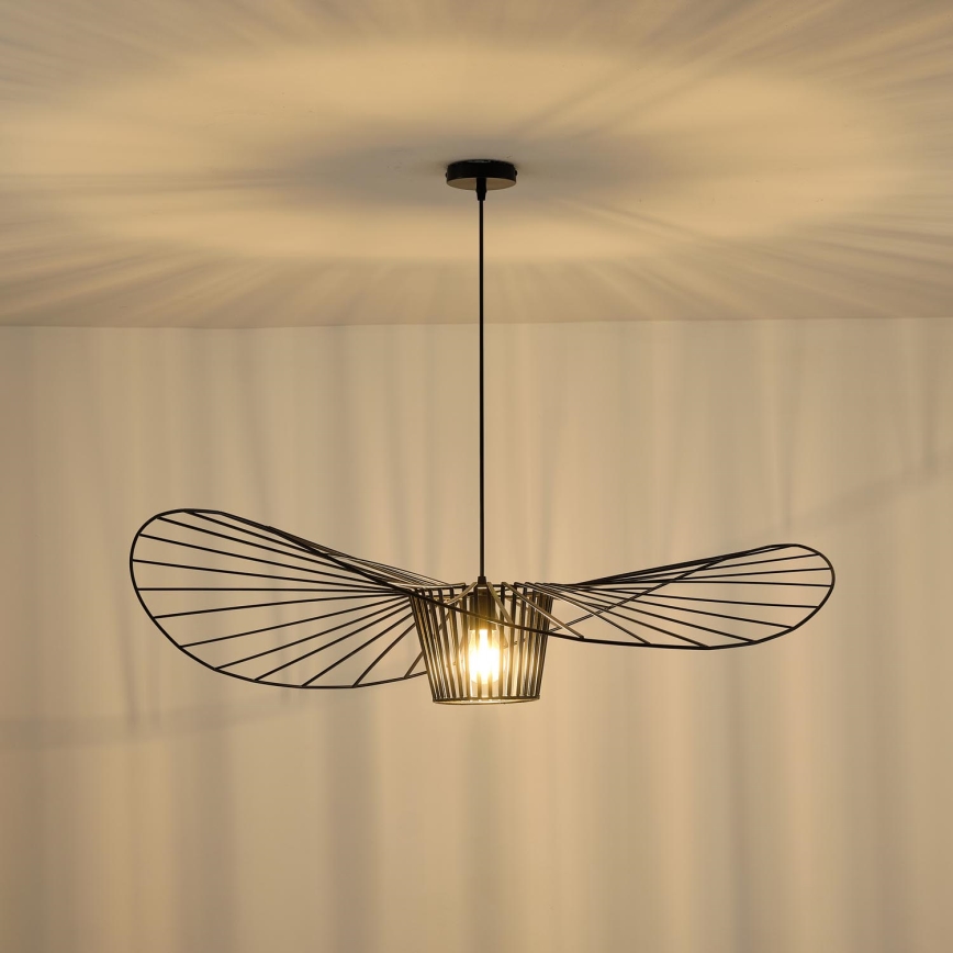 Lámpara colgante OGGI 1xE27/40W/230V diá. 100 cm negro