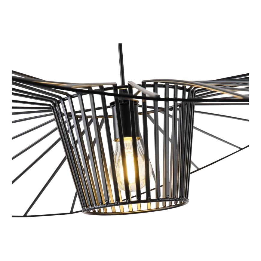 Lámpara colgante OGGI 1xE27/40W/230V diá. 100 cm negro
