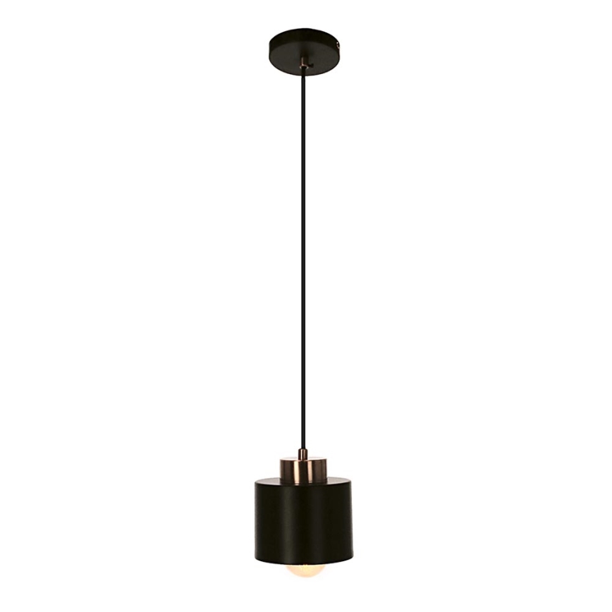 Lámpara colgante OLENA 1xE27/60W/230V negro