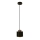 Lámpara colgante OLENA 1xE27/60W/230V negro