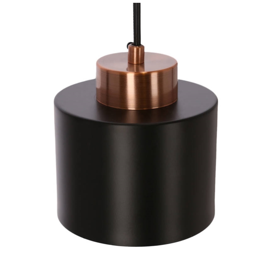 Lámpara colgante OLENA 1xE27/60W/230V negro