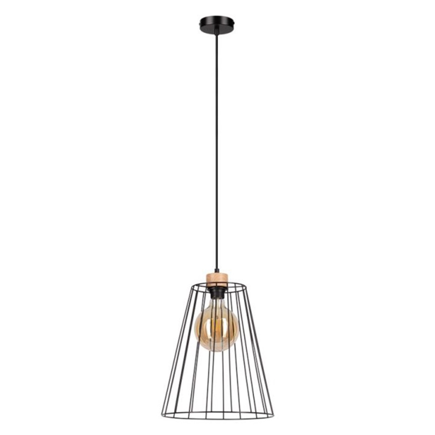 Lámpara colgante ORAZIO 1xE27/60W/230V roble