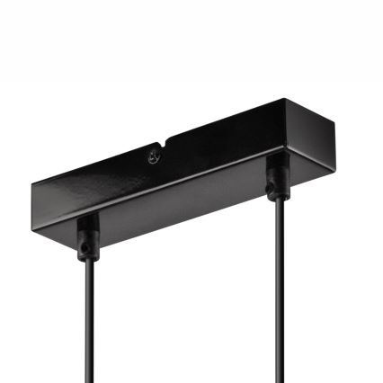 Lámpara colgante ORAZIO 2xE27/60W/230V haya