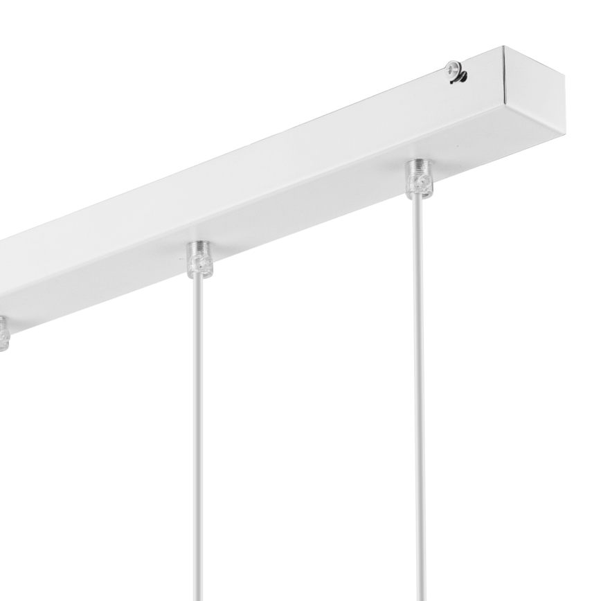 Lámpara colgante ORAZIO 4xE27/60W/230V haya