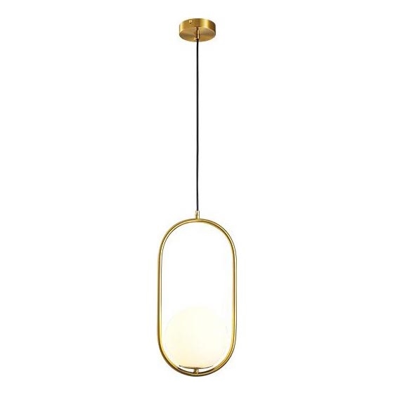 Lámpara colgante ORBA 1xE27/15W/230V latón