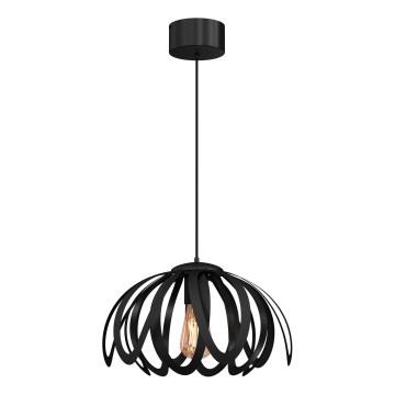 Lámpara colgante ORCHID 1xE27/60W/230V negro