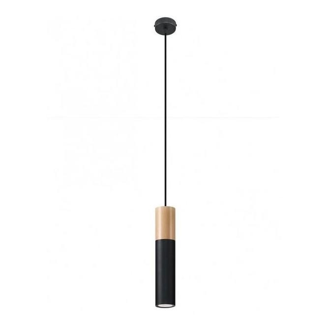 Lámpara colgante PABLO 1xGU10/40W/230V negro
