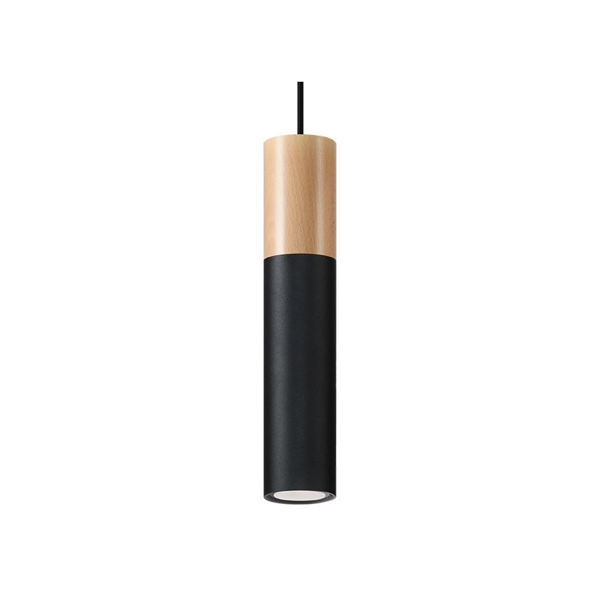 Lámpara colgante PABLO 1xGU10/40W/230V negro