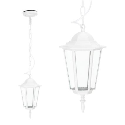 Lámpara colgante para exterior 1xE27/60W/230V IP44 blanco