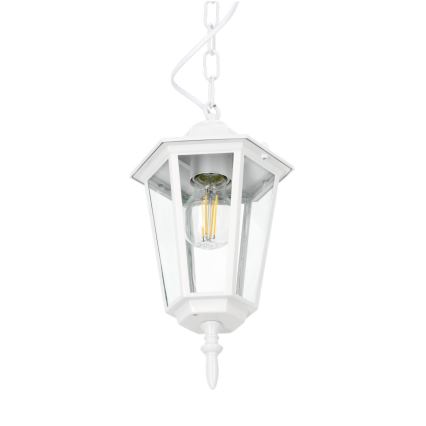 Lámpara colgante para exterior 1xE27/60W/230V IP44 blanco