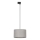 Lámpara colgante para sistema de raíles monofásico TRACER 1xE27/15W/230V diá. 38 cm negro/gris