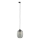 Lámpara colgante para sistema de rieles ELIO 1xE27/15W/230V negro/negro ahumado