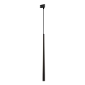 Lámpara colgante para sistema de rieles trifásico PIANO 1xG9/8W/230V negro