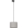 Lámpara colgante para sistema de rieles trifásico TRACER 1xE27/15W/230V diá. 30 cm negro/gris