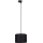 Lámpara colgante para sistema de rieles trifásico TRACER 1xE27/15W/230V diá. 30 cm negro