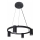 Lámpara colgante PARÍS 4xGU10/12W/230V negro