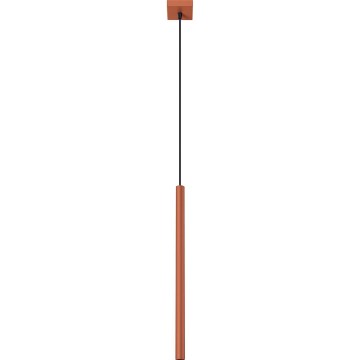 Lámpara colgante PASTELO 1xG9/8W/230V rojo