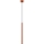 Lámpara colgante PASTELO 1xG9/8W/230V rojo