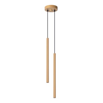 Lámpara colgante PASTELO 2xG9/8W/230V dorado