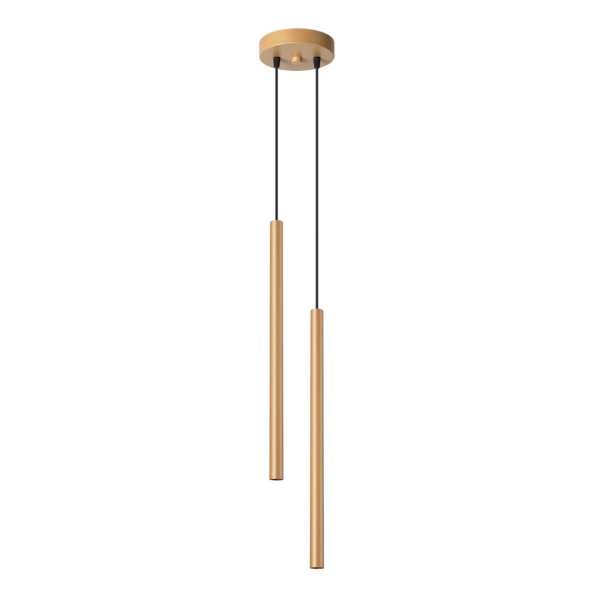 Lámpara colgante PASTELO 2xG9/8W/230V dorado
