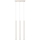 Lámpara colgante PASTELO 3xG9/8W/230V color crema
