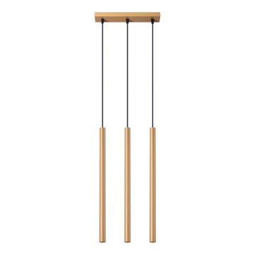 Lámpara colgante PASTELO 3xG9/8W/230V dorado