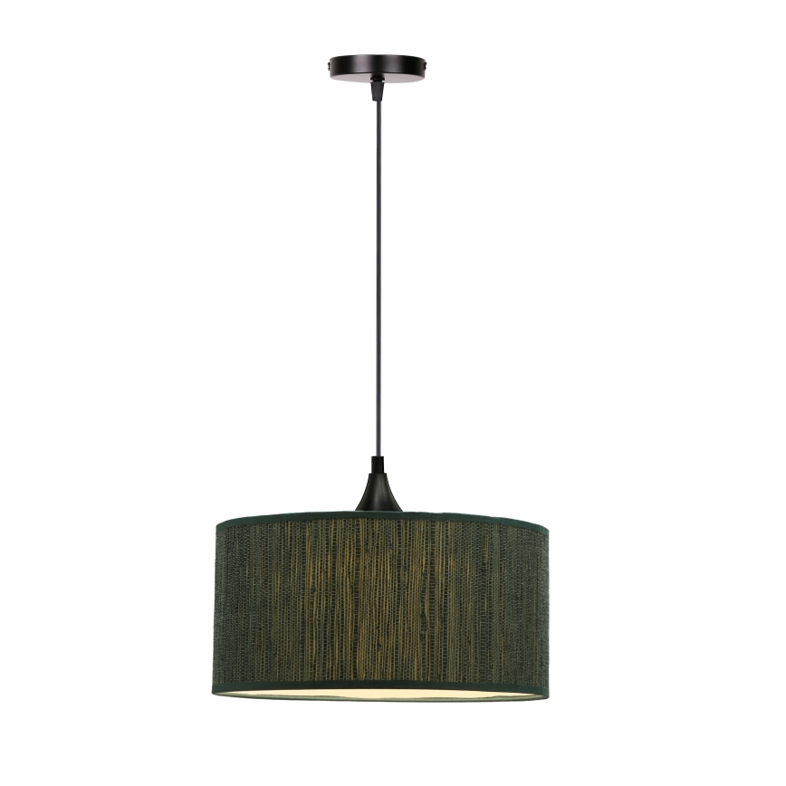 Lámpara colgante PATTI 1xE27/60W/230V diá. 30 cm Verde
