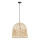 Lámpara colgante PELO 1xE27/40W/230V diá. 50 cm ratán