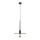 Lámpara colgante PENY 1xE27/11W/230V negro/dorado