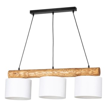 Lámpara colgante PINO MIX 3xE27/40W/230V pino