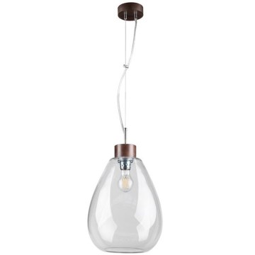 Lámpara colgante PIRO 1xE27/60W/230V haya