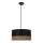 Lámpara colgante PORTO 1xE27/60W/230V negro/marrón
