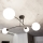 Lámpara colgante PREGOS 4xE14/10W/230V negro