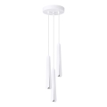 Lámpara colgante PRYSM 3xG9/8W/230V blanco