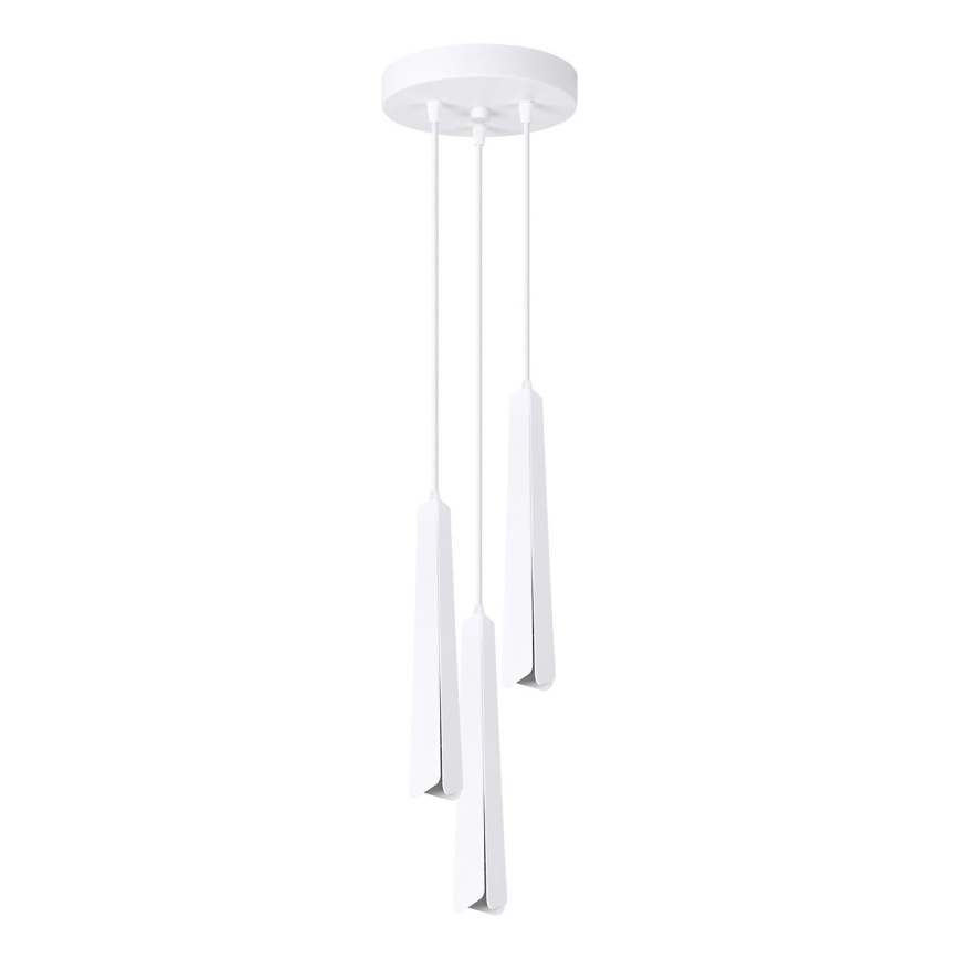 Lámpara colgante PRYSM 3xG9/8W/230V blanco