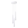 Lámpara colgante PRYSM 3xG9/8W/230V blanco