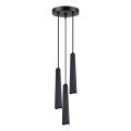 Lámpara colgante PRYSM 3xG9/8W/230V negro