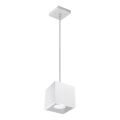 Lámpara colgante QUAD 1 1xGU10/40W/230V blanco