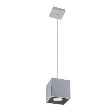 Lámpara colgante QUAD 1 1xGU10/40W/230V gris