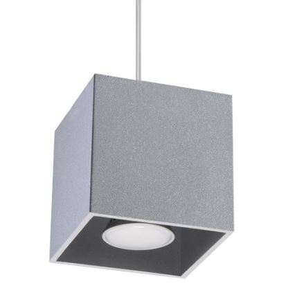 Lámpara colgante QUAD 1 1xGU10/40W/230V gris