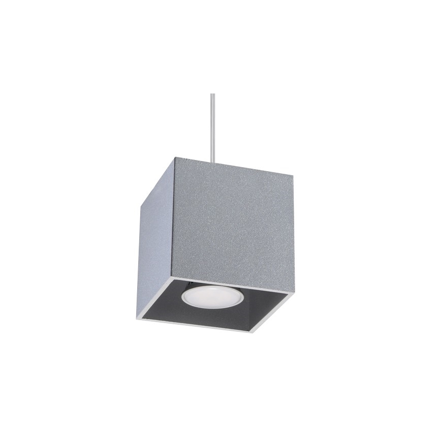Lámpara colgante QUAD 1 1xGU10/40W/230V gris