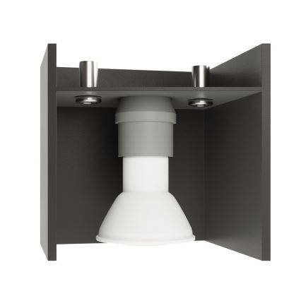 Lámpara colgante QUAD 1 1xGU10/40W/230V gris