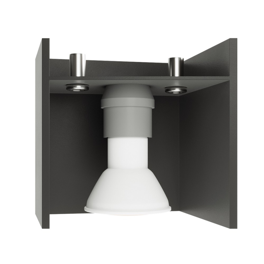 Lámpara colgante QUAD 1 1xGU10/40W/230V gris